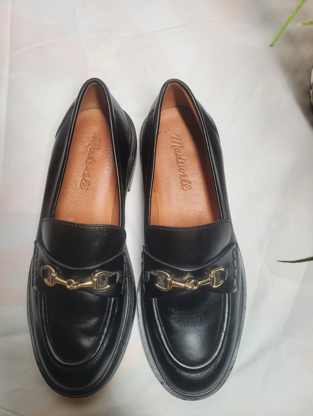 Madewell Women's The Vermon Bit Hardware Loafers Black Leather Size 6 1/2 - Picture 7 of 12